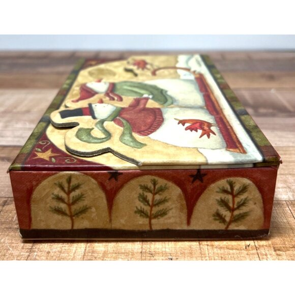 Snowman Greeting Card Box Set - 17 Blank Cards & Envelopes With 3D Keepsake Box - Picture 3 of 8